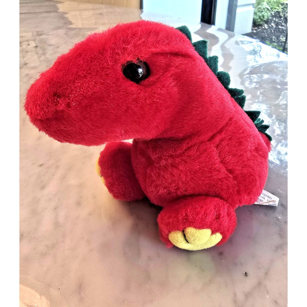 VINTAGE Swibco 1997 Puffkins Drake‎ the Dragon Plush Toy Stuffed Animal